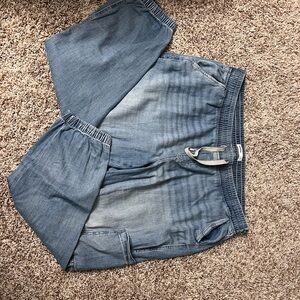 Casual Blue Denim joggers